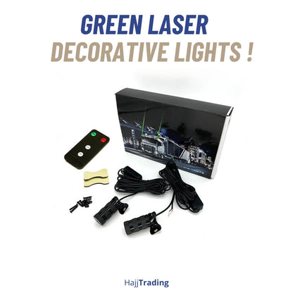 Green Roof Laser Lights Set – 2 Models, Remote Control, Waterproof