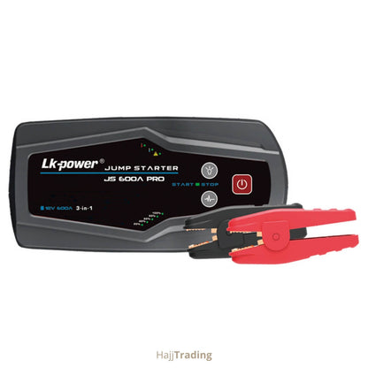 Emergency Jump Starter Power Bank – 15600mAh / 30000mAh Booster