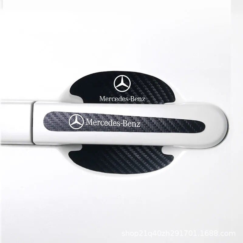 Carbon Fiber Black Car Door Anti-Scratch Protector Set