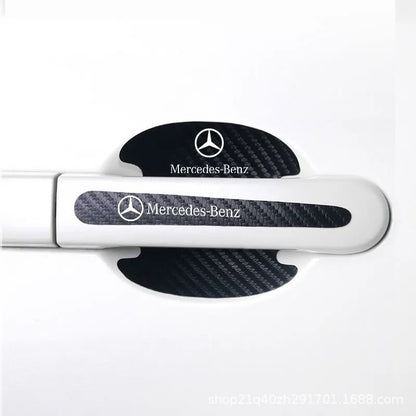 Carbon Fiber Black Car Door Anti-Scratch Protector Set