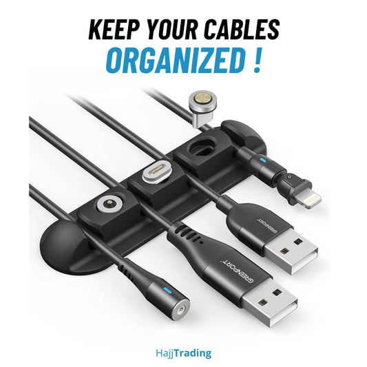 Cable Organizer Clips – Adhesive Wire Holder for Desk, Car & Home