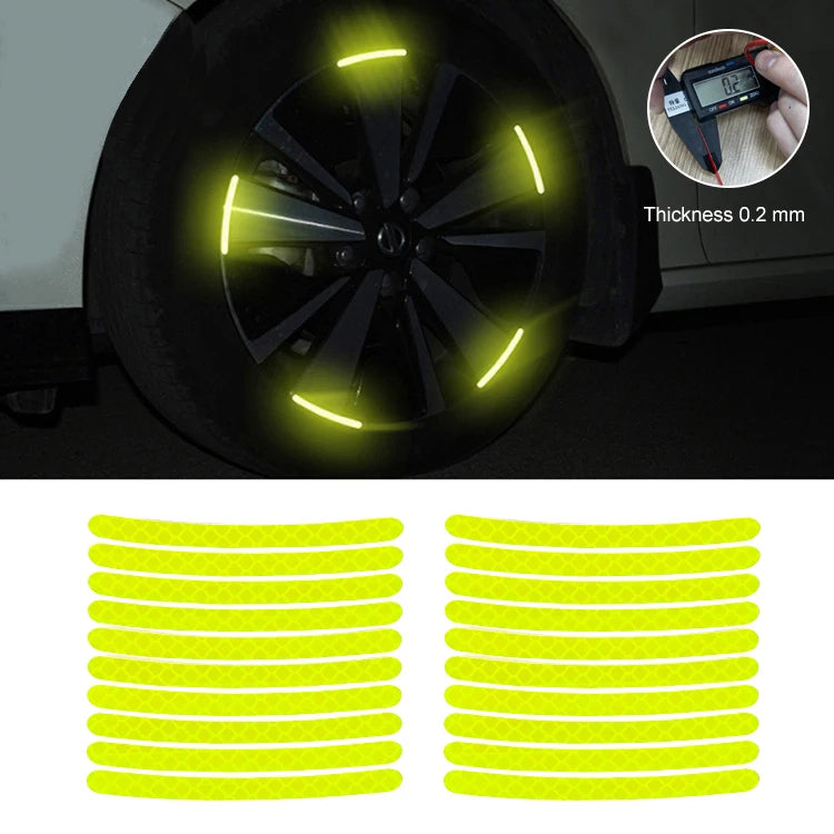 Luminous Reflective Wheel Stickers