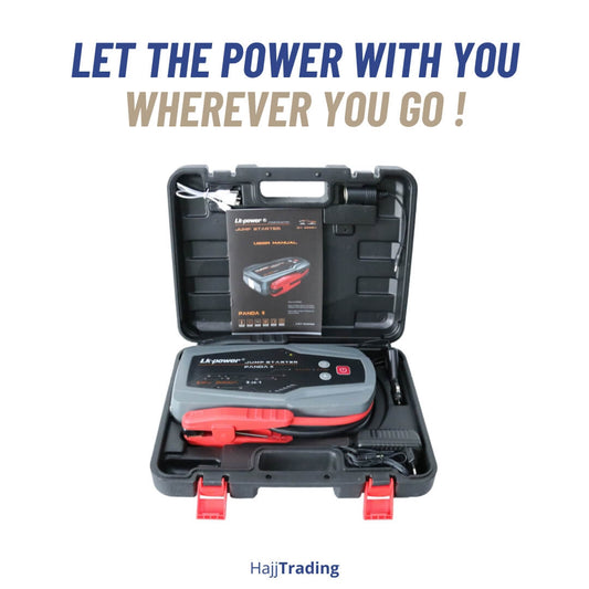 Emergency Jump Starter Power Bank – 15600mAh / 30000mAh Booster