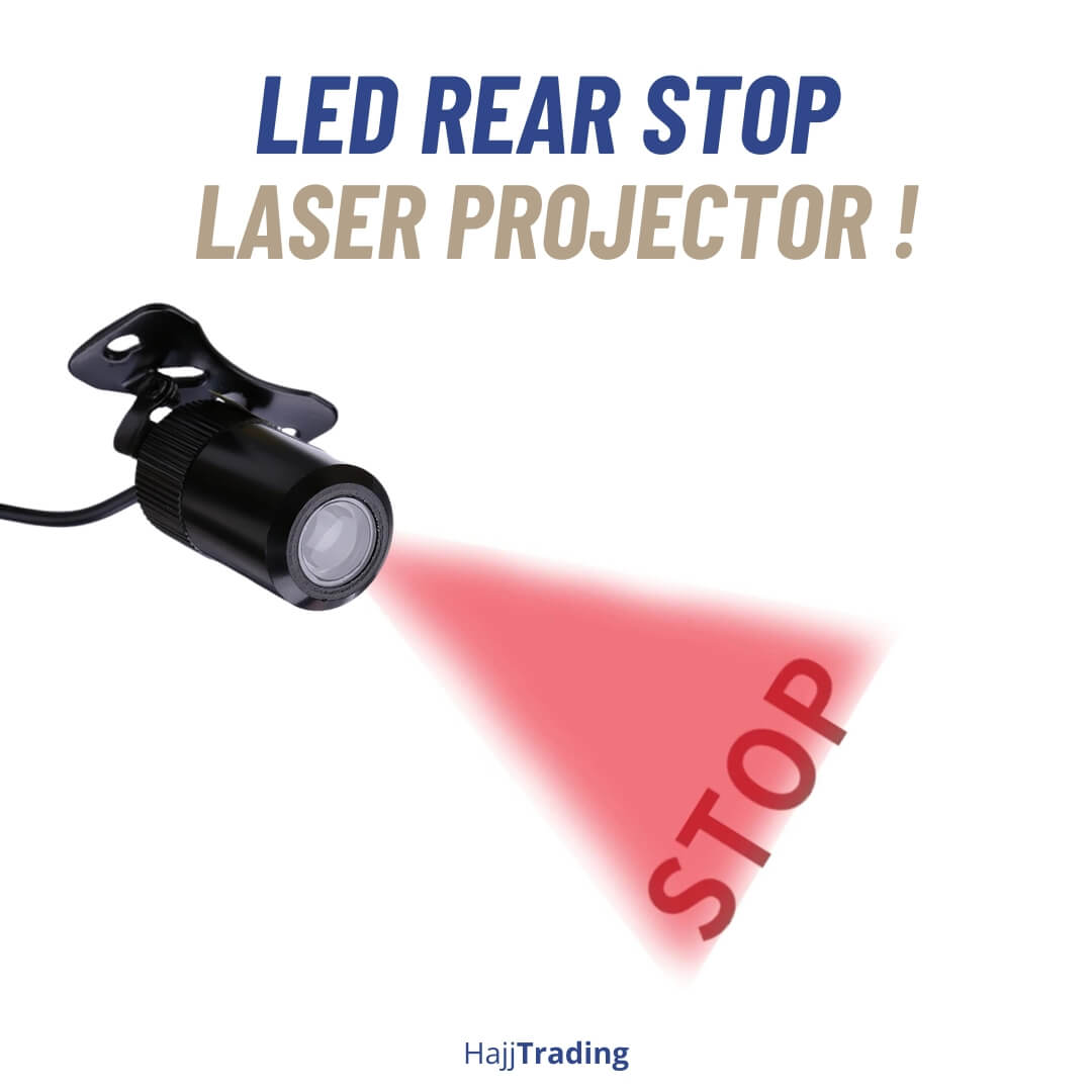 Rear Red LED Stop Light Alert – 8–36V Warning Brake Light