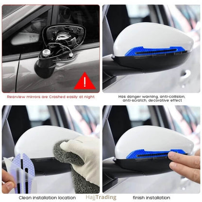 Reflective Mirror Stickers – Fluorescent, Waterproof Safety Set