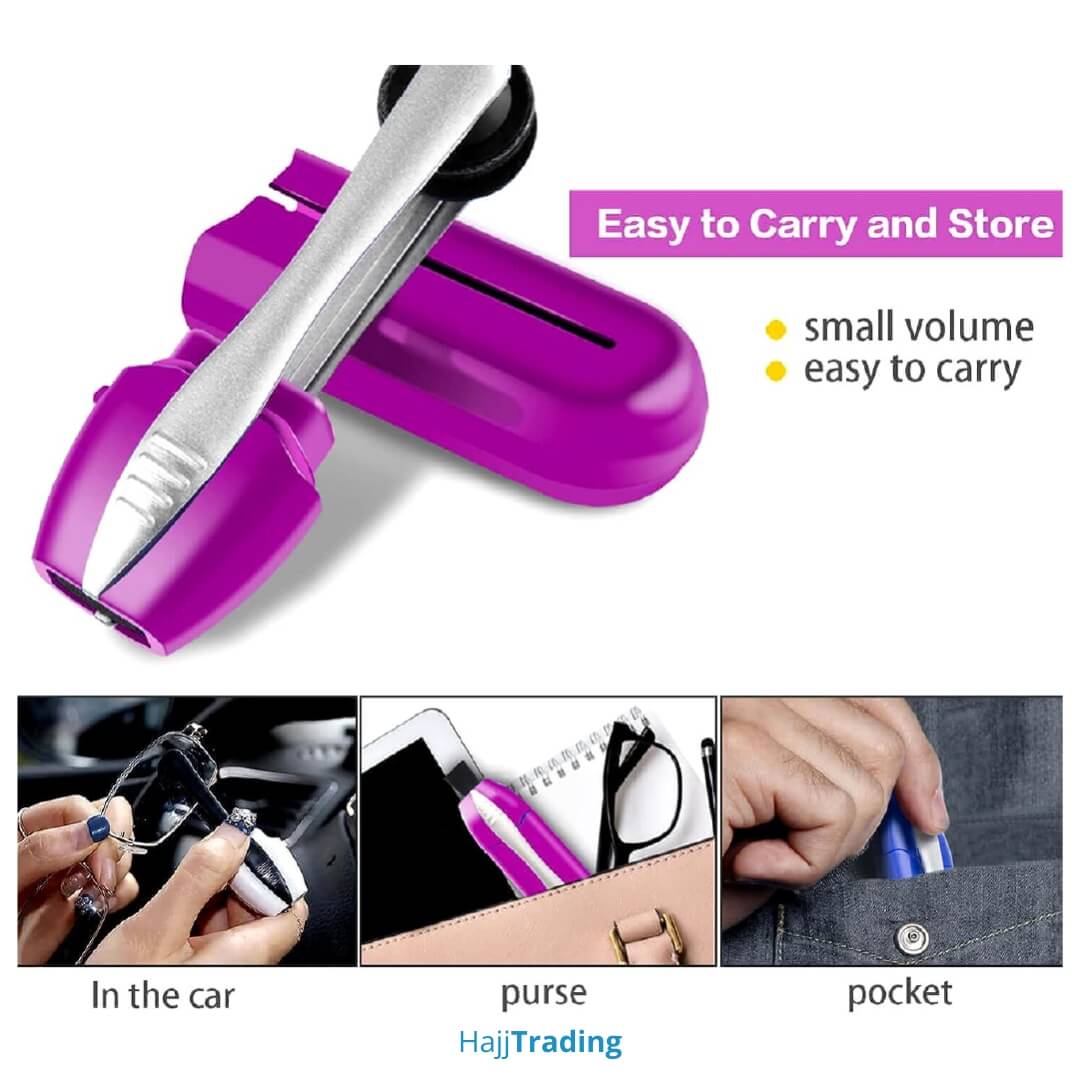 Mini Eyeglass Lens Cleaner – Portable Smudge Remover