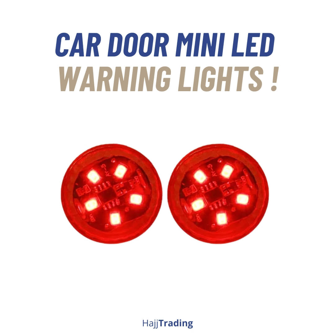 Mini Car Door Warning Strobe Lights – LED Safety, Magnetic Sensor