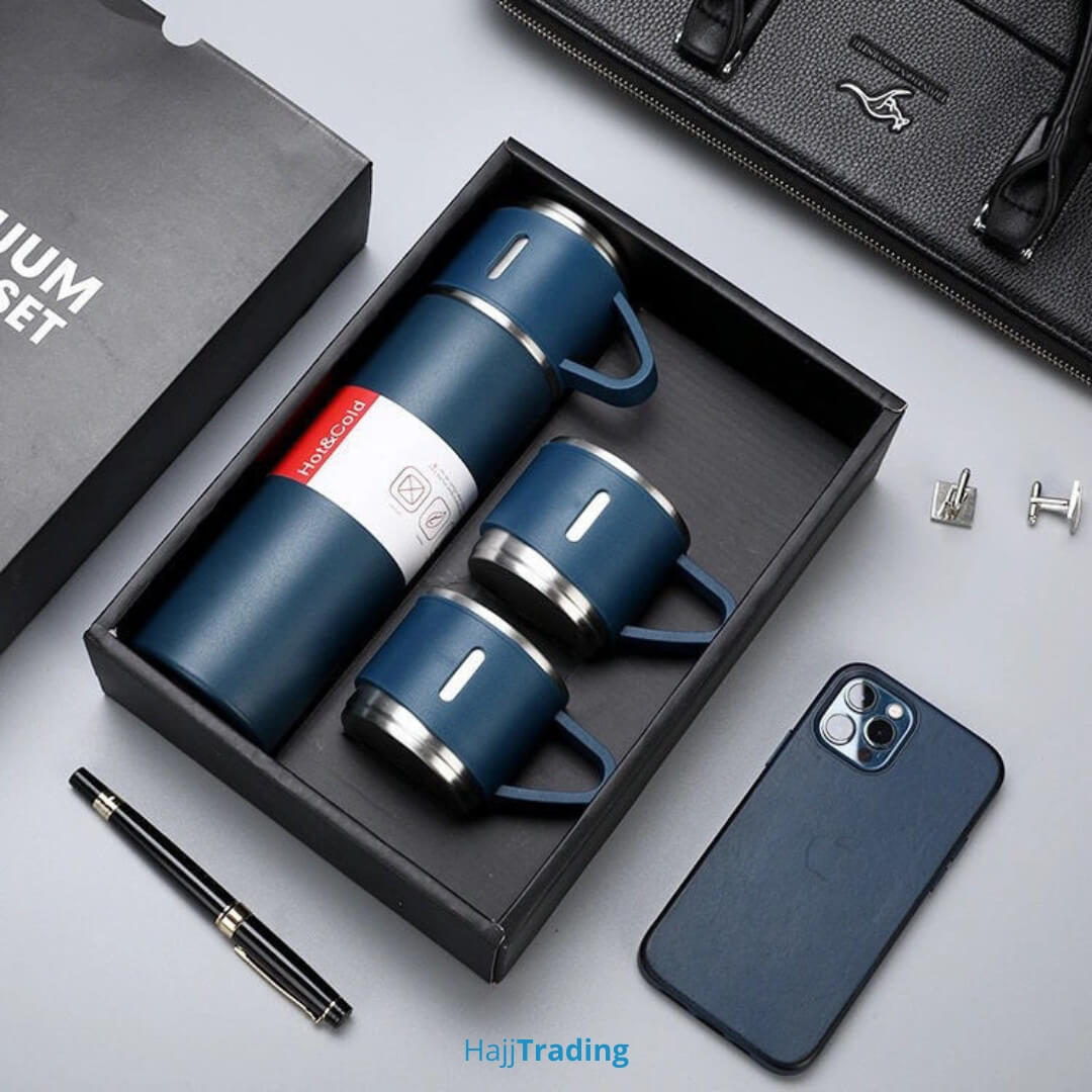 Portable Thermos Bottle – 500ml Stainless Steel, 8–12hr Heat Retention