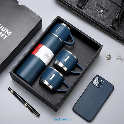 Portable Thermos Bottle – 500ml Stainless Steel, 8–12hr Heat Retention