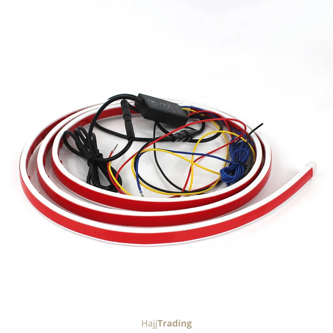 Dynamic LED Hood Light Strip – White & Amber DRL Signal