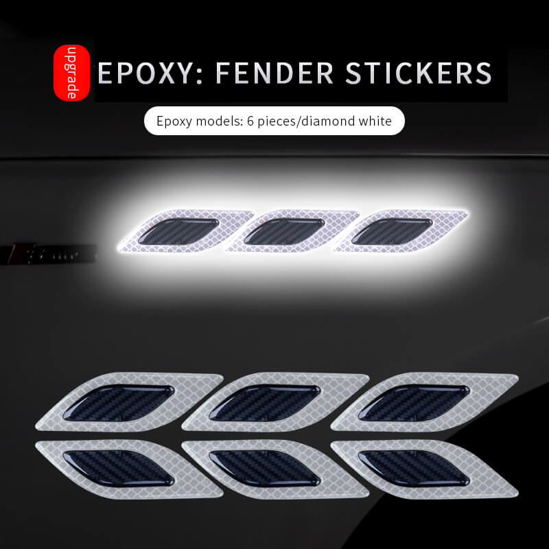 Arrow Reflective Stickers – Fluorescent, Waterproof Safety Decals