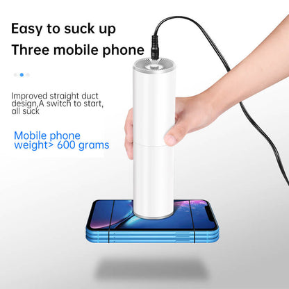 Portable Mini Car Vacuum Cleaner – Strong Suction, Long Cord | Black