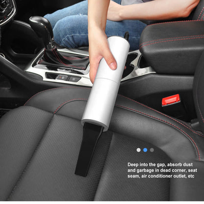Portable Mini Car Vacuum Cleaner – Strong Suction, Long Cord | Black