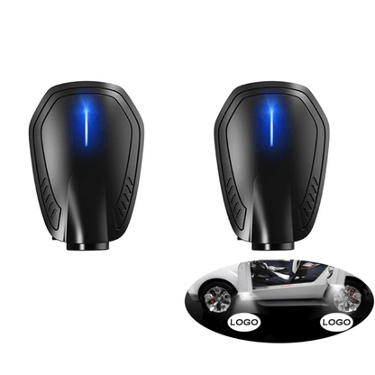 Car Door LED Logo Projector Lights – Rechargeable, Wireless, Smart Sensor, 2pcs Set