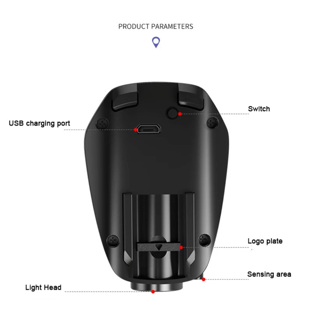 Car Door LED Logo Projector Lights – Rechargeable, Wireless, Smart Sensor, 2pcs Set